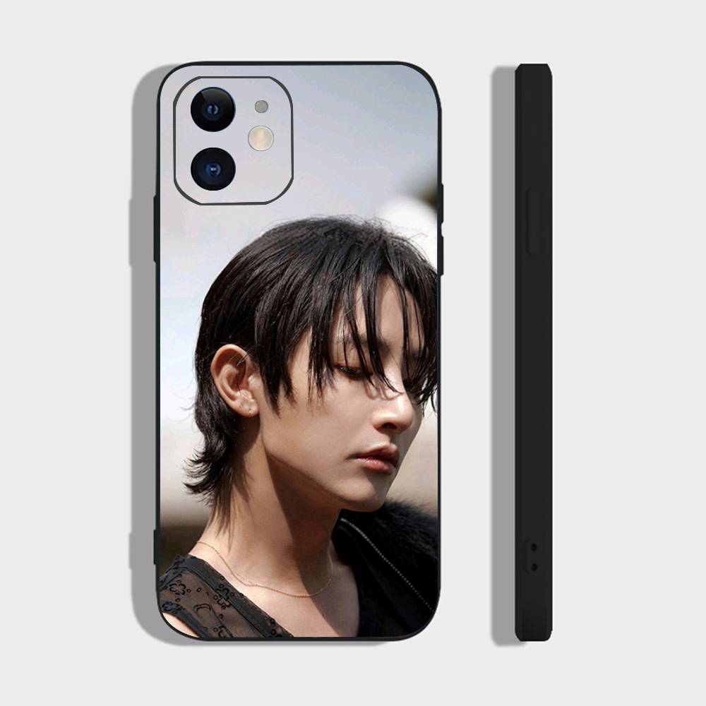 Чехол для телефона корейской знаменитости Ли Су Хёка для IPhone 17 Air 16 15 14 13 Pro Max 11 12 Черный силиконовый чехол