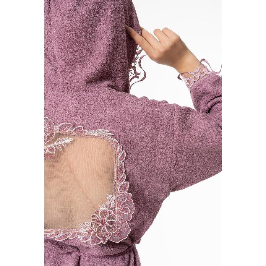 Женский комплект свадебных халатов из 4 предметов из 100% хлопка/полотенце Халат, полотенце, тапочки из полотенца