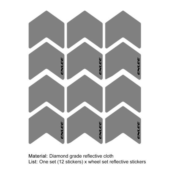 12 шт./компл. прочные велосипедные светоотражающие ленты, привлекательная износостойкая велосипедная лента для ночного безопасности, отражающая пленка