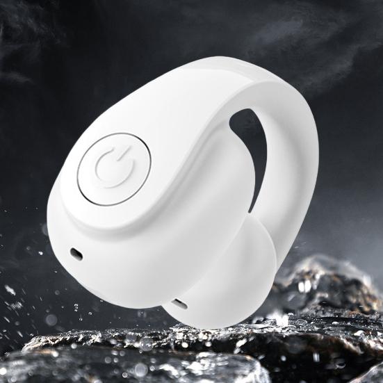 1 шт. Bluetooth-совместимые беспроводные наушники IPX5 Водонепроницаемые стереозвуковые шумоподавляющие спортивные наушники-клипсы для ушей