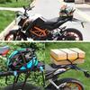 60/90cm Retractable Motorcycle Helmet Strap - Elastic Luggage Hook with Quick-Release Buckle for Secure Storage (Black)