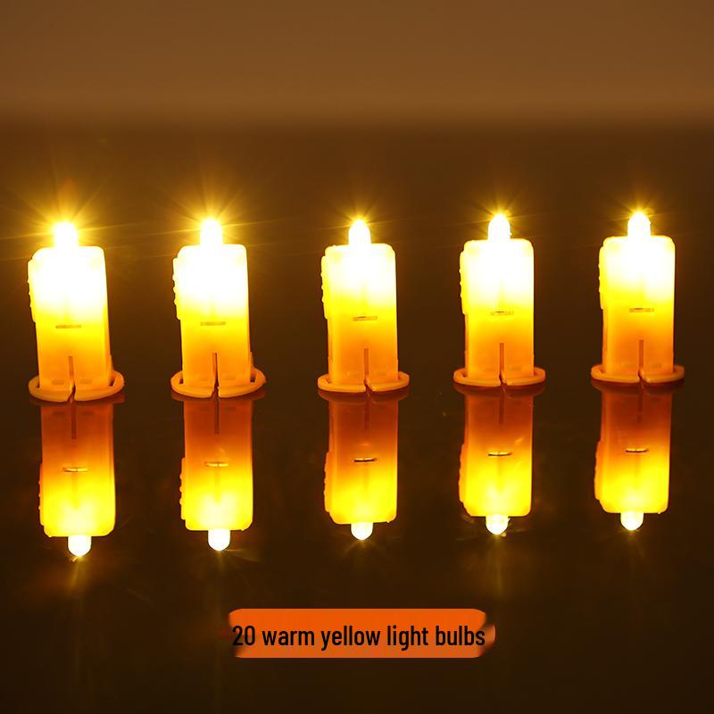 Светодиодный фонарь, комплект фитильных бусин: Сделай сам Красочные Светящиеся Огни для Детей