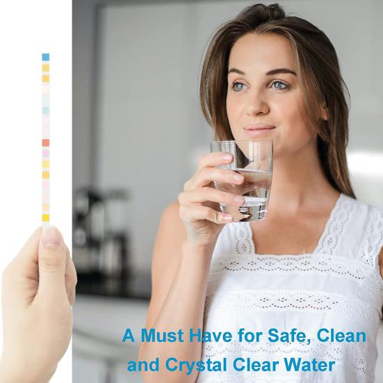 1 Набор реагентов для тестирования воды 17-в-1 Жесткость/Медь/Значение Щелочность Жесткость Бром Тест-полоска