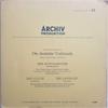 LP Record GEORG PHILIPP TELEMANN - Der Schulmeister / Das Glück / Die  APM14025 Archiv Produkti 1963 Germany Classical Used