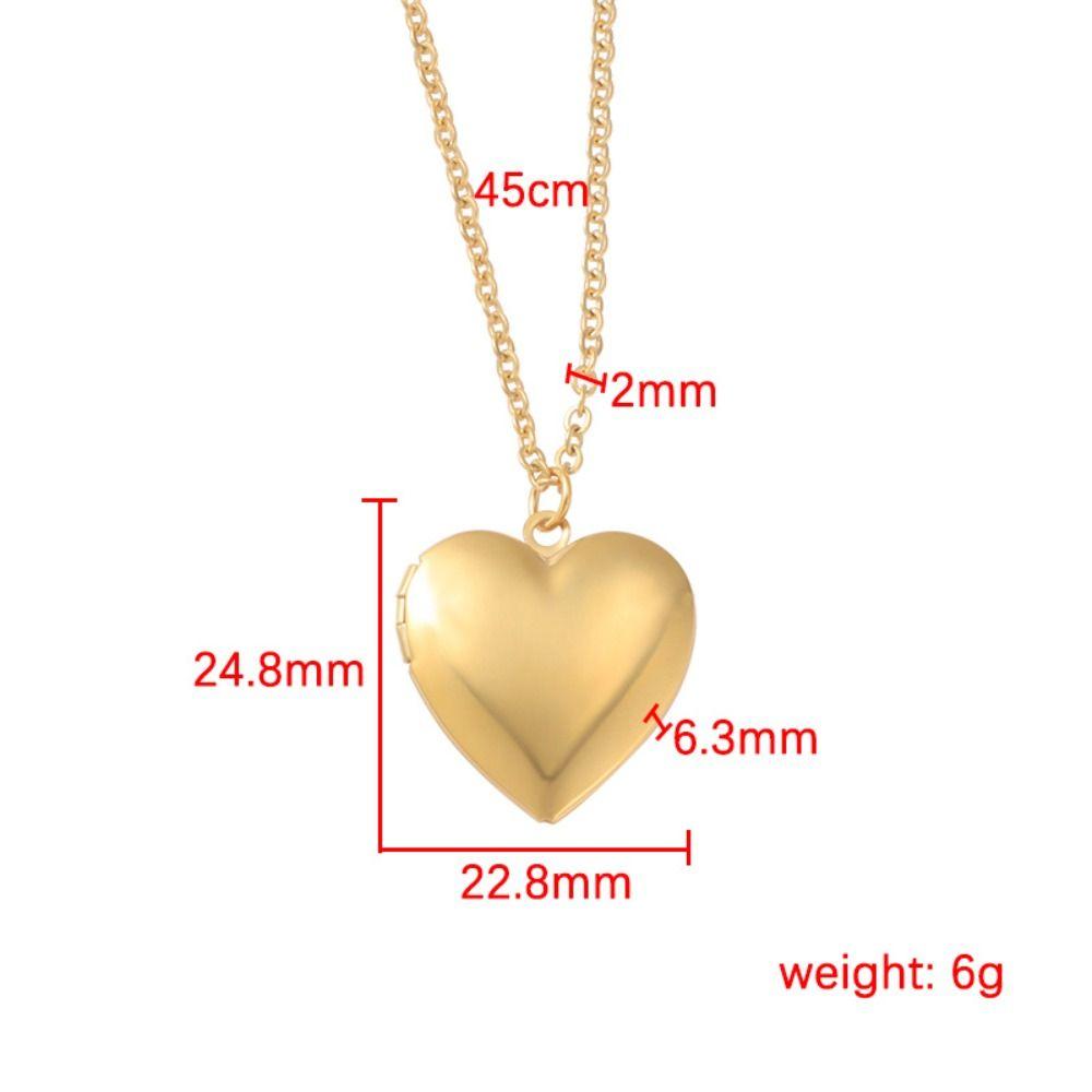 Women Family&Lovers Jewelry Gift Photo Frames Pendant Photo Picture Locket Necklaces DIY Necklace