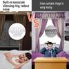 32 шт. Пластиковые люверсы для штор, наноразмерные, бесшумные, скользящие, римские кольца, внутренний диаметр 30/42 мм, люверсы для штор