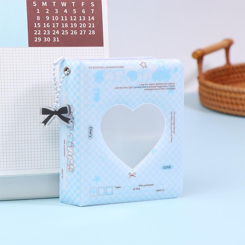 Ins Style Cute 3-Inch Love Album 36 Pockets Card Binder Mini Photocard Holder Kpop Idol Pictures Collection Storage Case