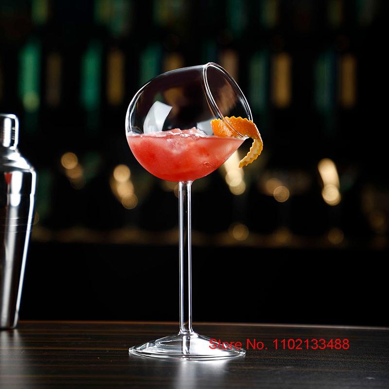 2 шт. 120 мл прозрачный скошенный стаканчик для коктейля бокал для бара свадебная вечеринка стеклянная посуда забавная молекулярная гастрономия коктейльный стаканчик