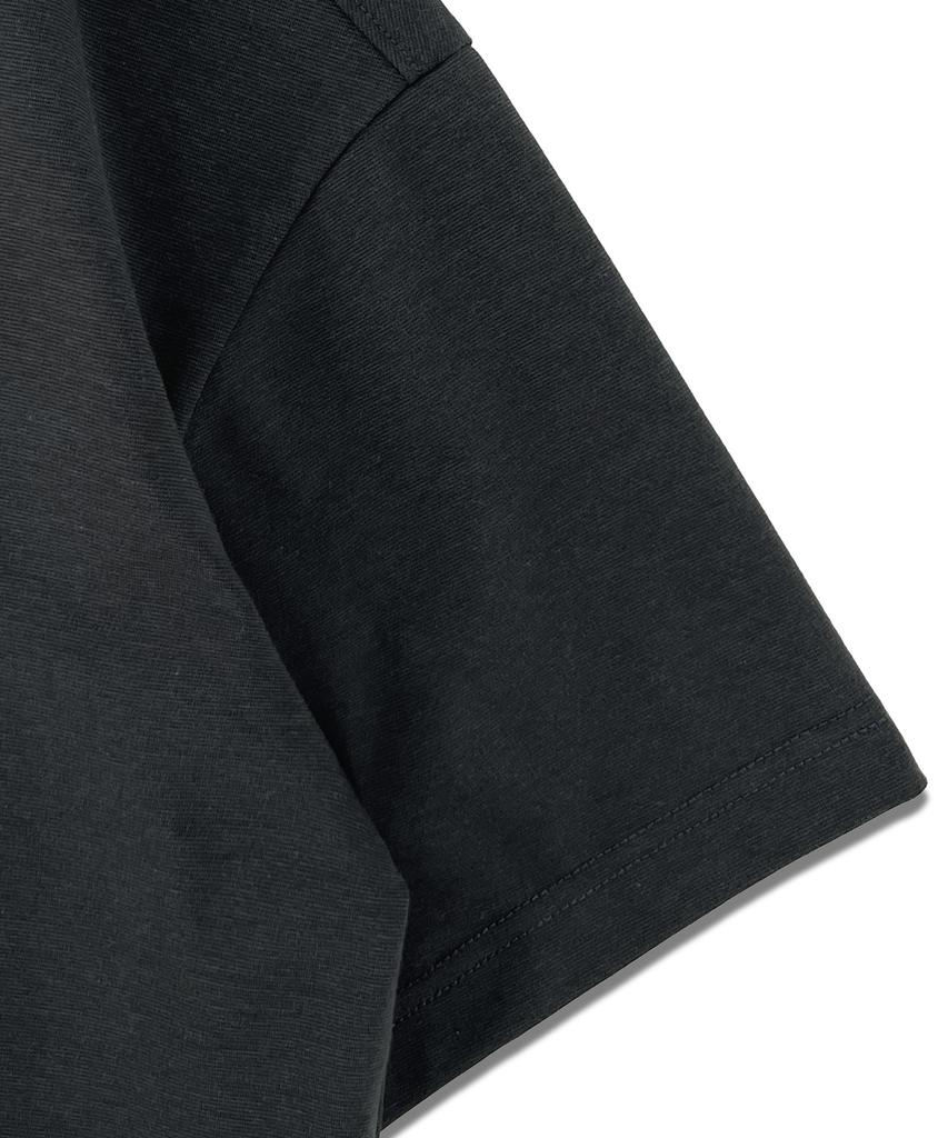 BUNKERBUSTER Grunge Lettering Print Short Sleeve T-Shirt Mq7Tu426_Charcoal