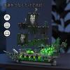 JMBricklayer Pirate Ship Block Set with Light Ghost Ship Flying Dutchman Model Ship 40001 Adult Pirate Ship Model Assembly Toy Halloween Decoration