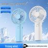 USB Rechargeable Portable Mini Handheld Fan with Phone Holder