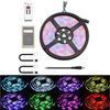 5M SMD2835 LED Strip Full Color RGB TV 16 Color 150 132 Light White Waterproof and Cuttable for and Car Exterior High Strong Adhesive Remote Control