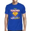 Мужская футболка 1Tee «Я учитель. Какая у тебя суперсила?»