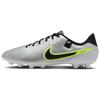 Tiempo Legend 10 Practical Comfortable Non-Slip Durable Soccer Shoes Men Soccer Shoes Silver Black Yellow DV4339-001