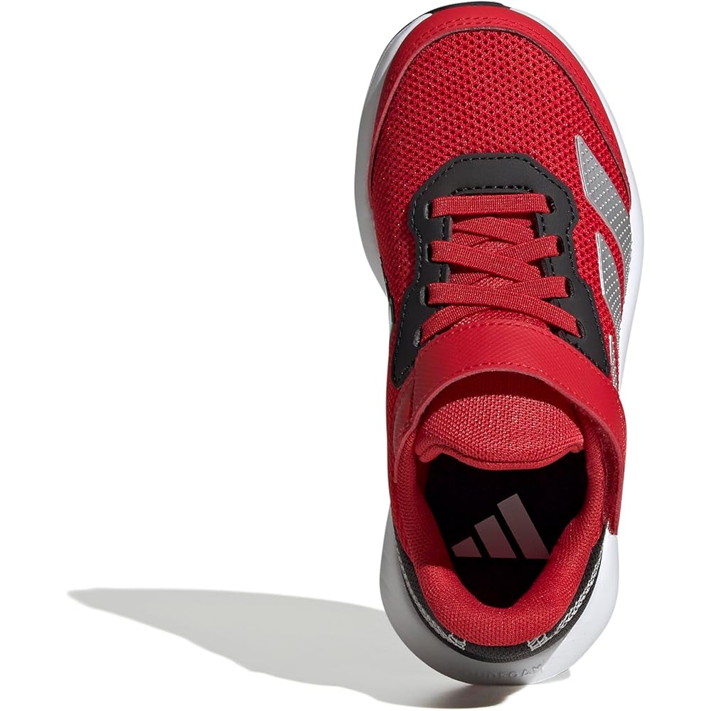 Adidas Faito EL Kids Sneakers Unisex Boys Girls 17-25.5cm Better Scarlet/Silver Metallic/Core Black Size 22.5 cm