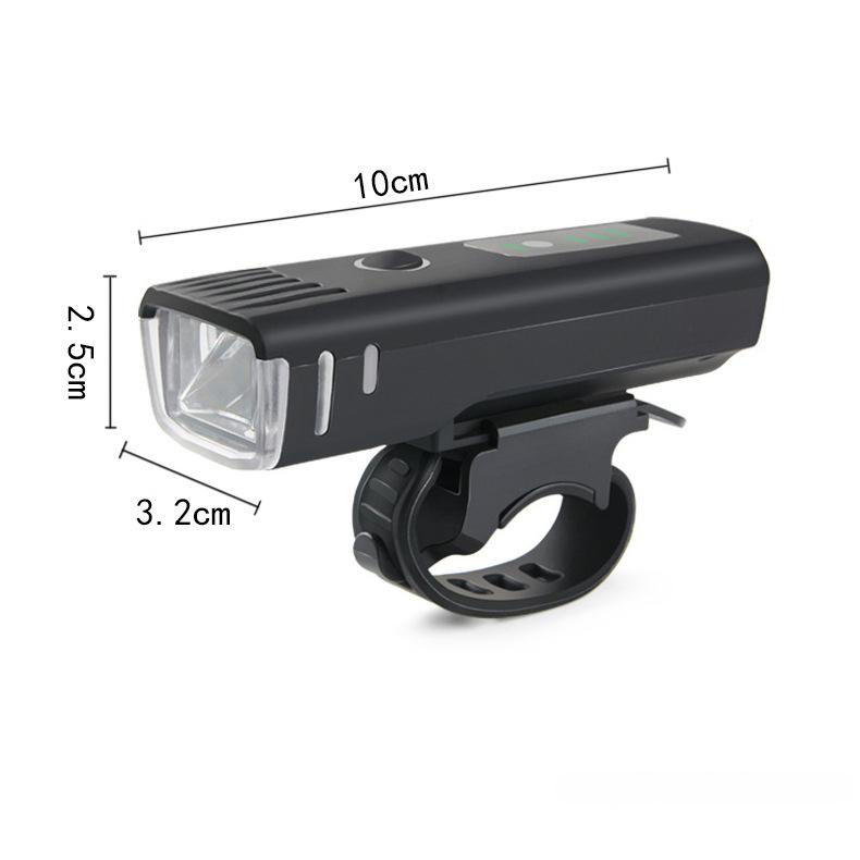 Cross Border 220 Intelligent Light Sensing Bicycle Headlight Charged Quantity Display Outdoor Night Riding Lighting Front and Rear Tail Light Set