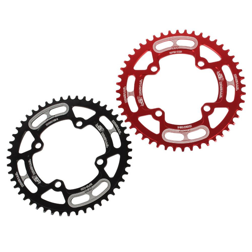 44T/46T/48T/50T/52T звездочка для горного велосипеда MTB велосипедная шатунная система алюминиевая узкая широкая звездочка BCD 104