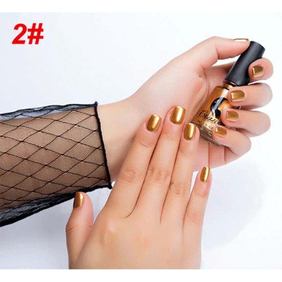 Инструмент для маникюра с металлическим хромированным зеркальным эффектом, 6 мл?Наклейка с лаком для дизайна ногтей