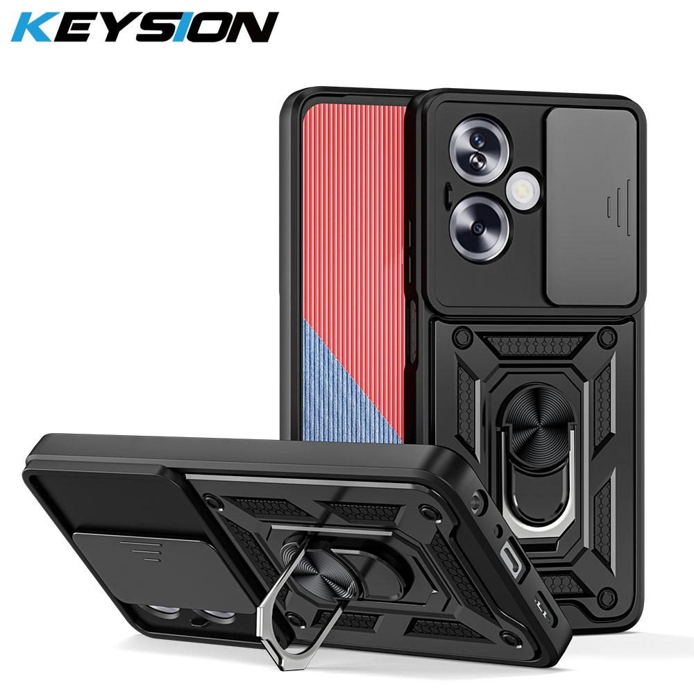 KEYSION Противоударный защитный чехол для OnePlus Nord N30 SE 5G, защитное кольцо для объектива камеры с кольцом-подставкой, чехол для телефона 1+ Nord N30 SE