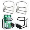 Metal Boat Cup Holder L-shaped Outlet Universal Drink Stand Iron Fixed Teacup Rack Multi-Purpose