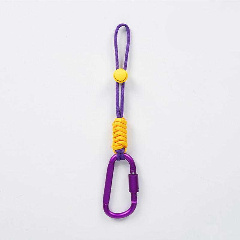 Paracord Water Bottle Hook 1 Carabiner Heavy Duty Clip Portable Multi-functional Tool for Sports Travel
