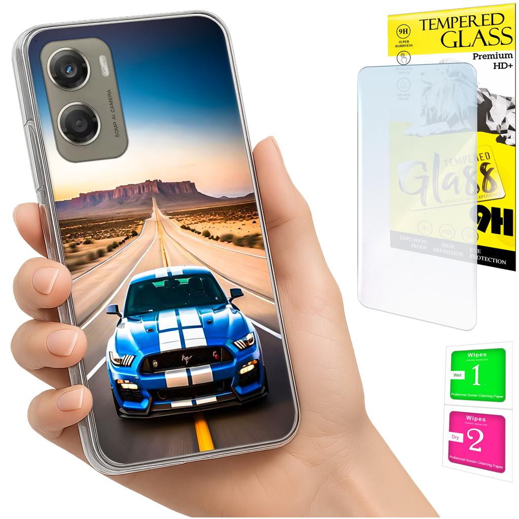 Etui Do Motorola Moto G06 / G06 Power Obudowa Case Plecki Futerał + Szkło