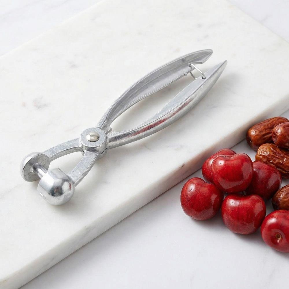 with Lock Cherry Pitter Heavy Duty Fruit Corer Kitchen Gadget Fruit Pit Remover Food Preparation
