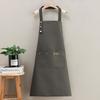 Unisex Japanese-Style Waterproof Oil-Proof Kitchen Apron with Custom Logo