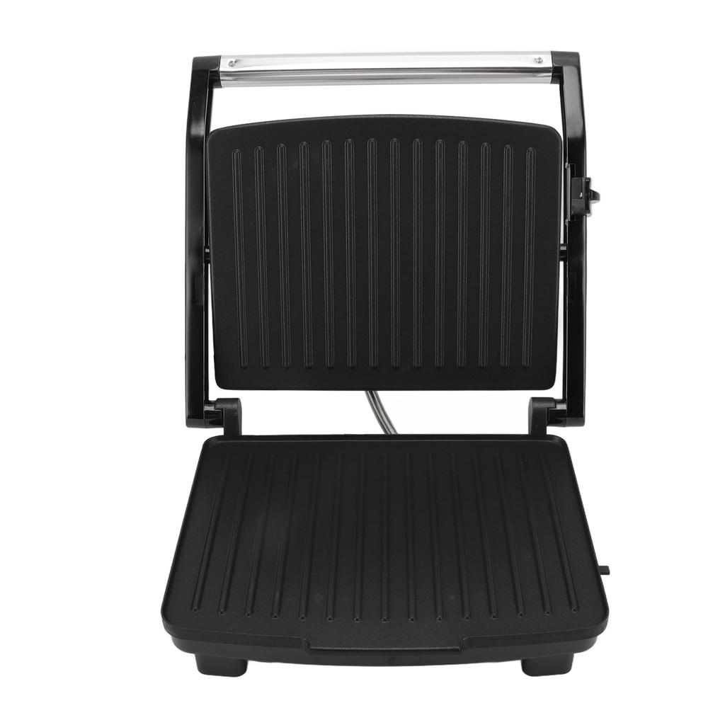 Электрический гриль 2000 Вт из нержавеющей стали ABS для домашнего приготовления стейков, сэндвичей, хлеба, мяса, двухсторонней жарки