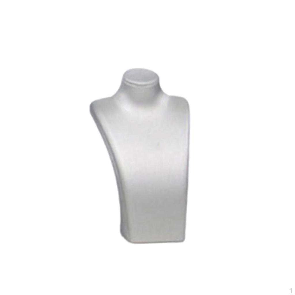 Элегантная подставка для ожерелий, дисплей для ювелирных изделий из ПУ кожи, ретро манекен-бюст, настольное хранение