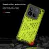 KEYSION Shockproof Armor Case for Xiaomi 15 5G Soft Silicone+PC Transparent Honeycomb Phone Back Cover for Xiaomi 15 Pro 5G