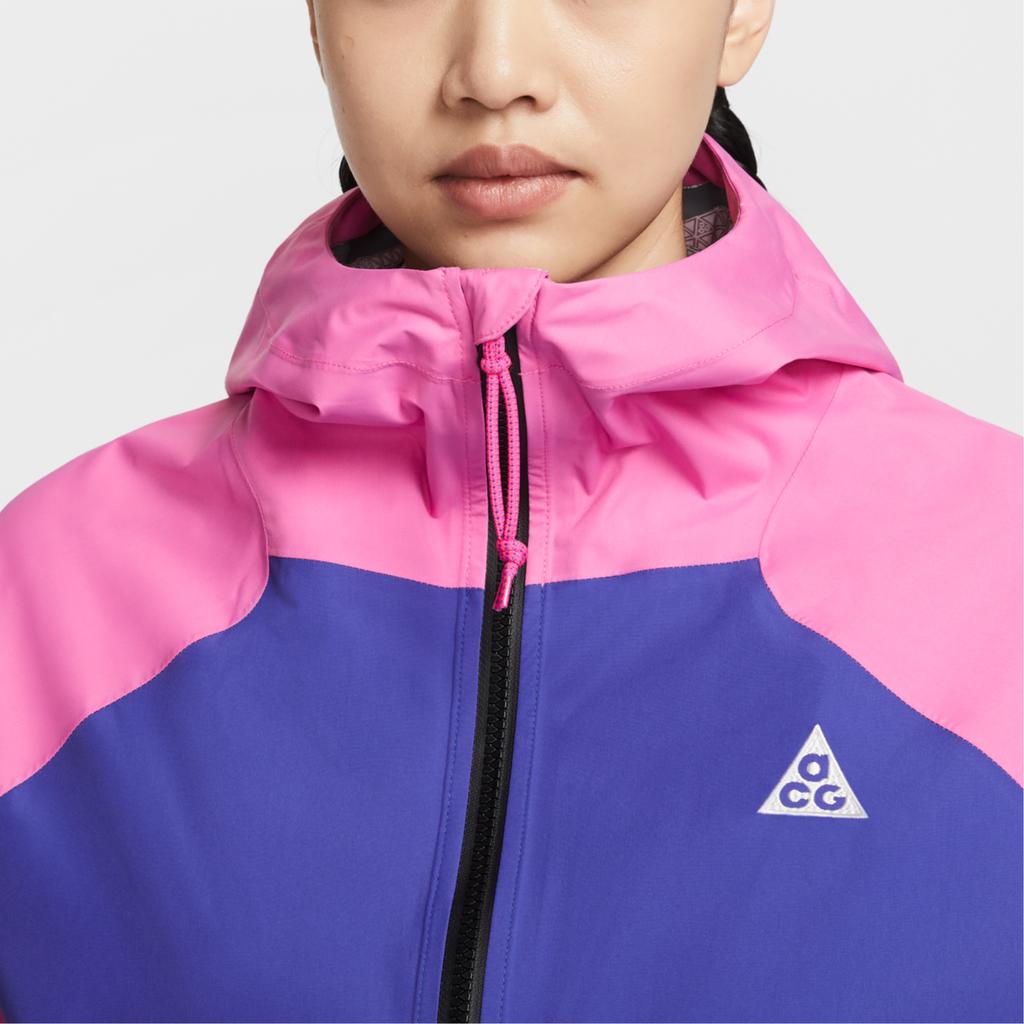 Nike Женская ветрозащитная водонепроницаемая куртка ACG Phantazma Storm-FIT ADV с капюшоном на молнии, куртки IF0102-684