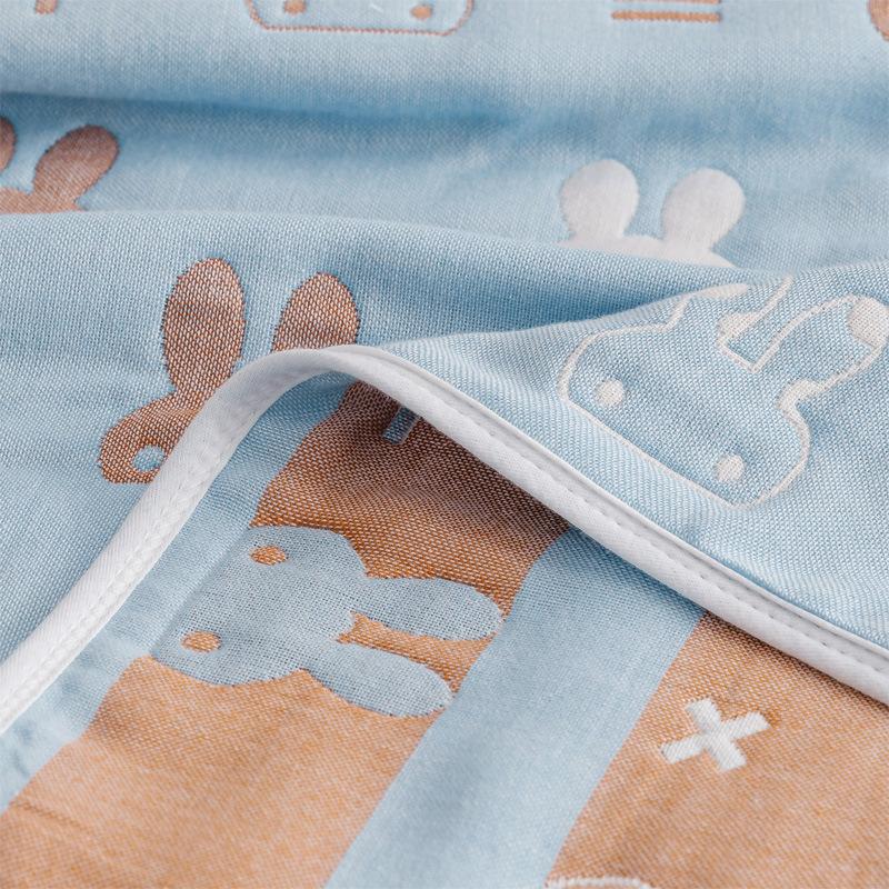 New Pure Cotton Six Layer Gauze Towel, Duvet Sheet, Double Air Conditioning Blanket, Annual All Cotton Sofa Towel, Seasonal Lunch Break Blanket