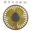 Travel Fan With Adjustable Speeds, Quiet Handheld Fan With Rotating Outlet And LED Light, USB Rechargeable Fan For Indoor Outdoor Cooling