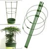 Flower Stand Rings Tomato Cage Decorative Trellis Bracket Potted Support Frame Climbing Vine Rack