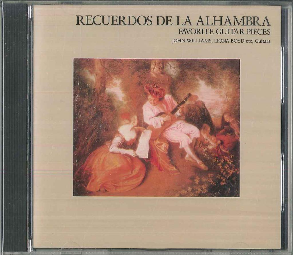 CD ДЖОН УИЛЬЯМС Recuerdos De La Alhambra Любимые FDCA313 CBSSony 1985 Япония Классика Б/У