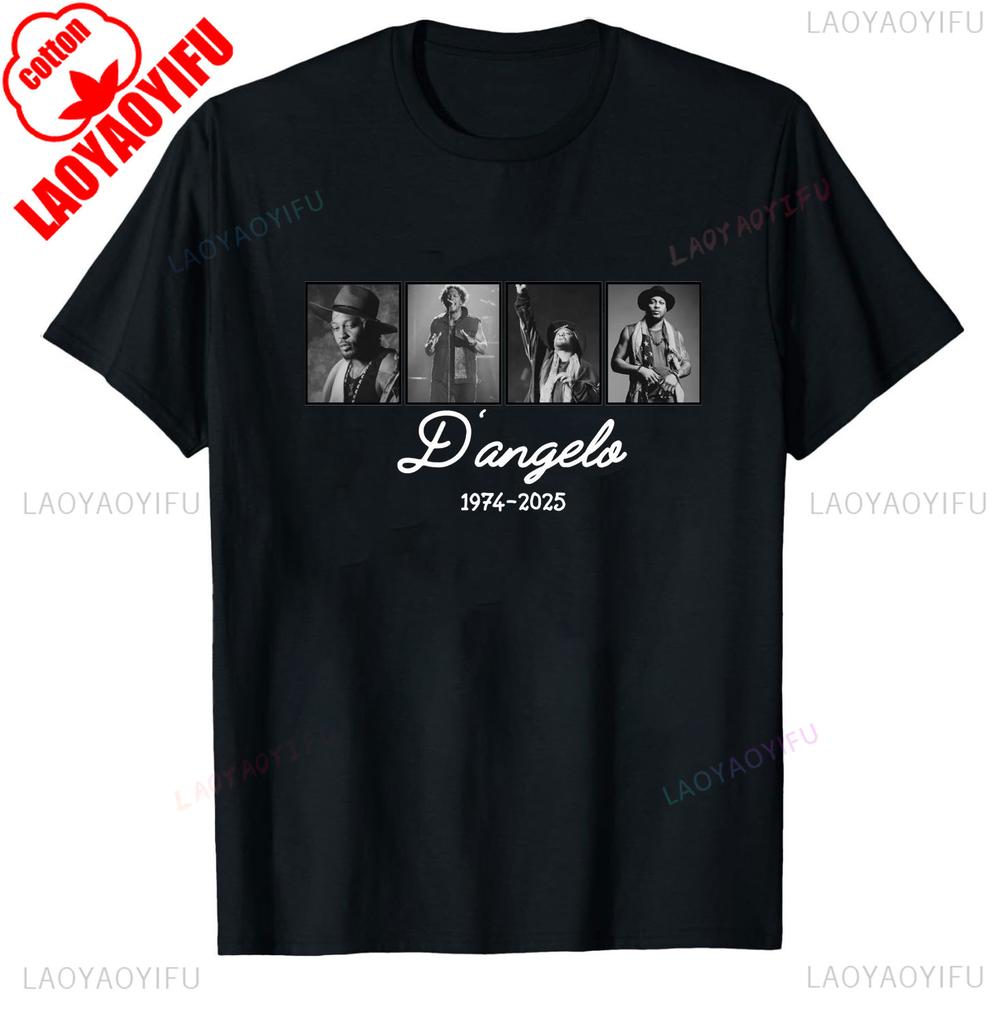 Rip DAngelo 19742025 Legend RB Singer TShirt Tribute Remembering in Memory Vintage Nostalgia Classics Printed Tshirt Tops