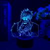 Jujutsu Kaisen Аниме Фигурка Годзё Сатору 3D светодиодные лампы RGB Неоновые USB ночные огни Спальня Стол Украшение стола Манга Подарок на день рождения
