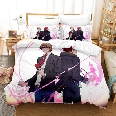 K Project Микото Суо Кровь! Без косточки! Никакого пепла! Напечатанный Постельный Комплект Пододеяльник Наволочка Постельный Комплект Постельное Белье Простыня Покрывало