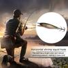 Luminous Shrimp Fishing Bait Hard Lure with Sharp Hook Realistic Looking Bright Color Mini Size Fishing Lure Accessory