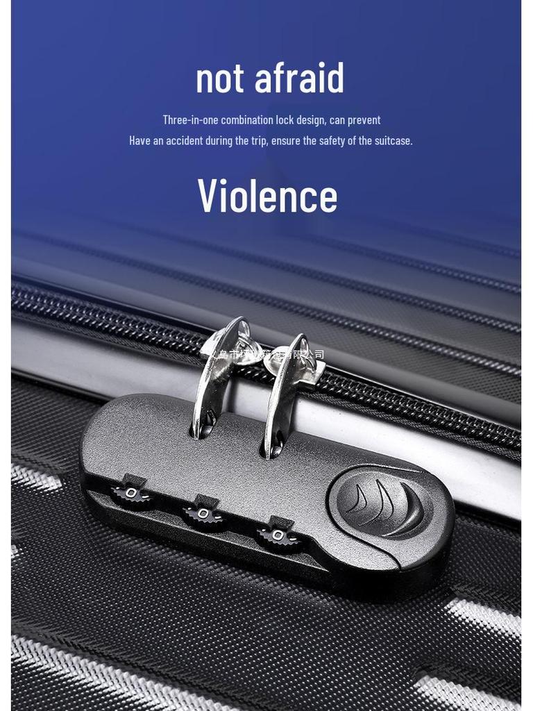 32-Inch Durable Leather Travel Suitcase with Universal Wheels for Men and Women