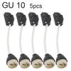 5 шт. GU10 держатель лампы 2A 250 В керамический цоколь лампы разъем для светодиодных лампочек/галогенных ламп/потолочного светильника с гнездом клеммной коробки