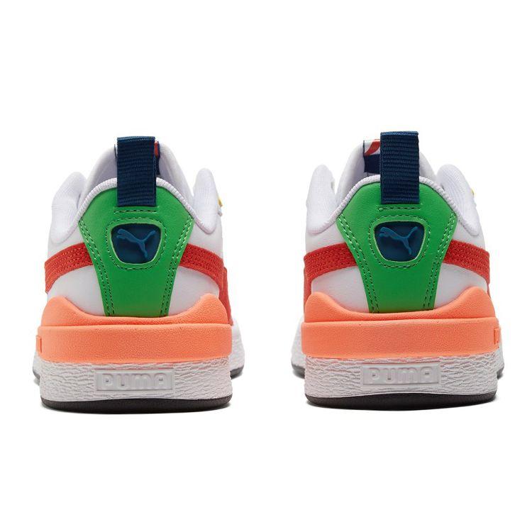 Puma Кроссовки Suede Bloc White Cherry Tomato Unisex 380705-07