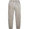 Polo SS24 Solid Color Drawstring Loose Fit Tapered Knit Sweatpants Women Bottoms Gray WMPOPNTNBQ20241-020