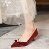 Женские туфли-лодочки Туфли женские туфли на среднем каблуке весна-лето лакированная кожа красные квадратные носки неглубокий носок женские высокие каблуки