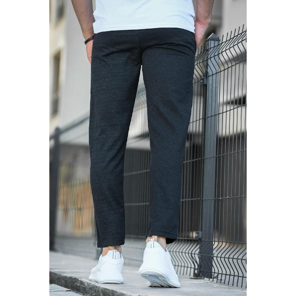 Carel Slim Fit Straight Leg Embroidered Men's Sweatpants