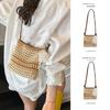 Летний нишевый стиль, рабочая одежда, сумка через плечо, женская, 2025, новое поступление, модная, на все случаи жизни, суперхит, плетеная сумка для пляжного отдыха