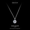 S925 Sterling Silver Moissanite Simple Necklace, 1 Carat Light Luxury Gift, Niche Design Pendant