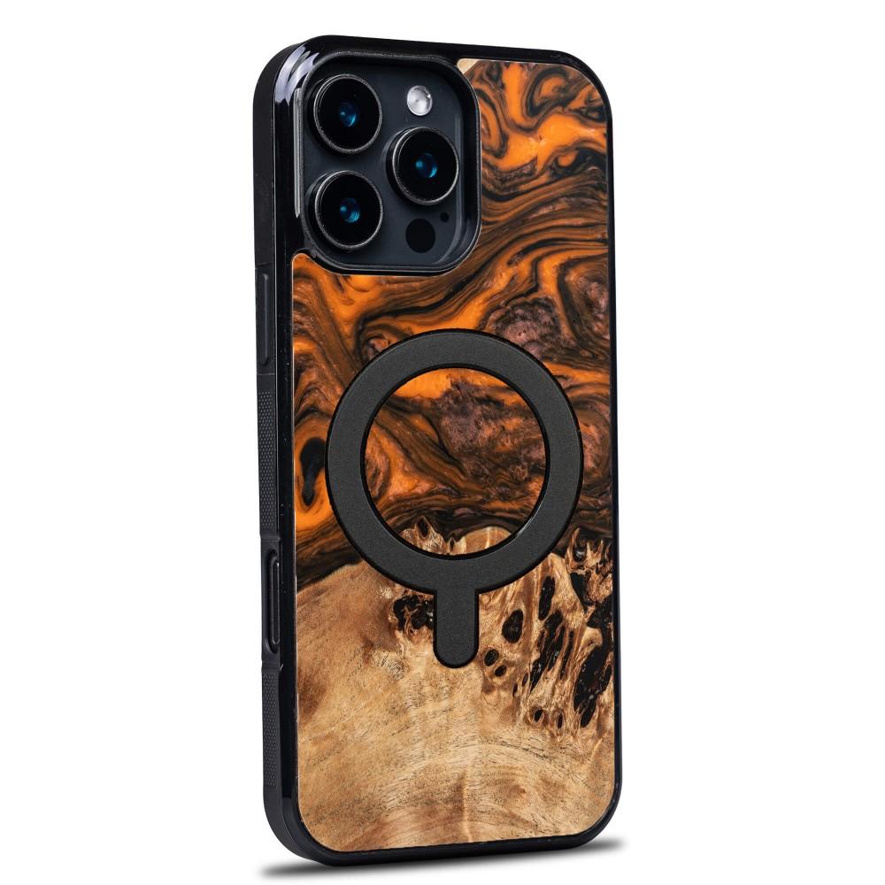 Bewood Unique case for iPhone 16 Pro Max - Orange with MagSafe