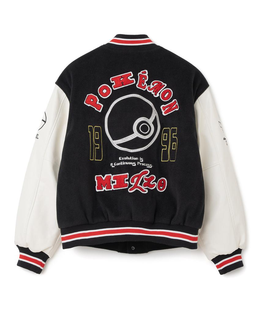 Millo Archive [Pokémon] Evolution Varsity Jacket [Black]